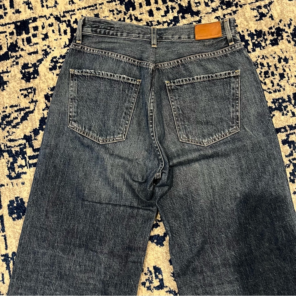 Citizens Of Humanity Dark Blue Relaxed Wide-Leg Jeans - Picture 5 of 5